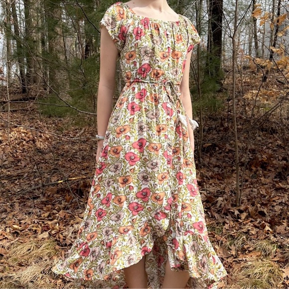 Anthropologie Floral Maxi Dress - Picture 1 of 9